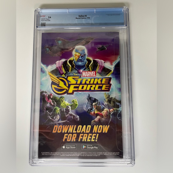 Marvel Exiles #3 CGC 9.6 White Pages - Picture 2 of 4
